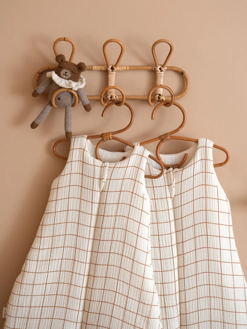 Gigoteuse ouverture devant gaze de coton CARREAU CAMEL TOG 2