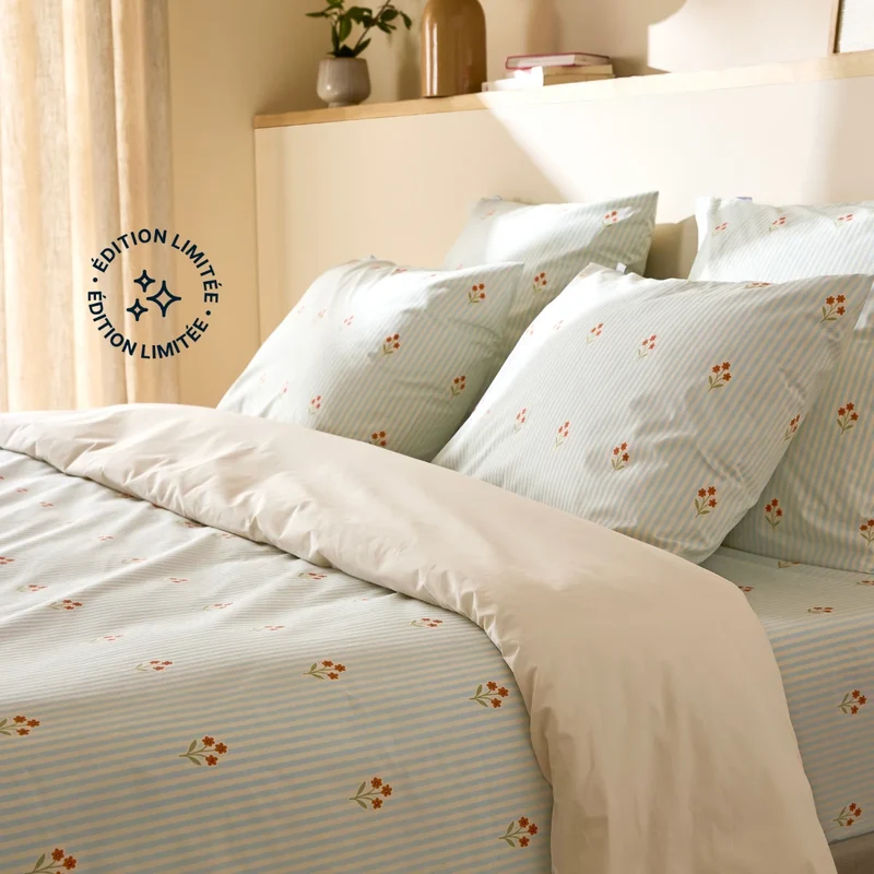 La housse de couette collection nuit fleurie