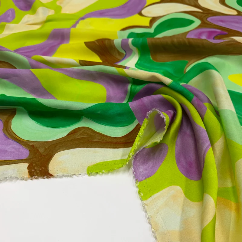 Tissu Satin, Rayonne - Maxena