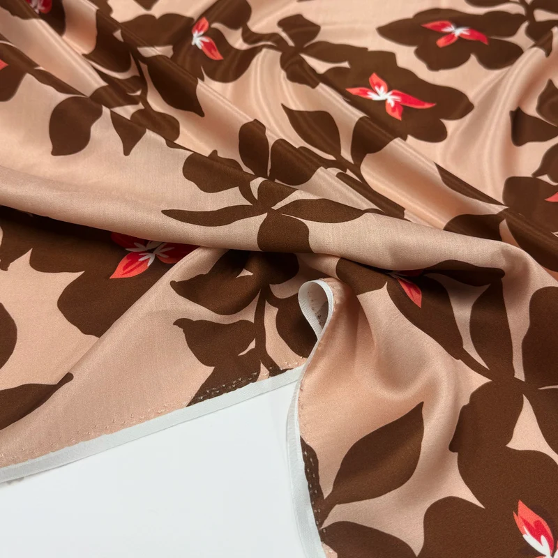 Tissu Satin, Soie Viscose - Osilia