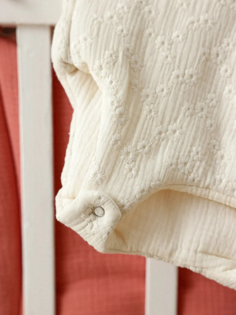 Gigoteuse gaze de coton BRODERIES ÉCRU TOG 2
