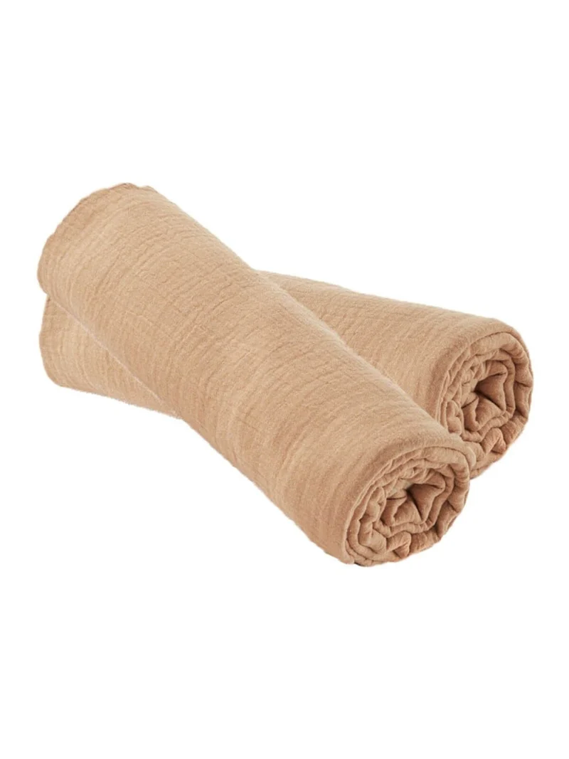 Lot de 2 draps-housse CAMEL