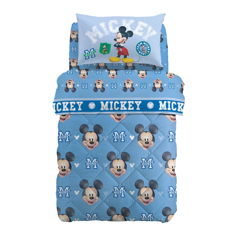 Trapunta Mickey Mouse in Cotone 300 gr/mq
