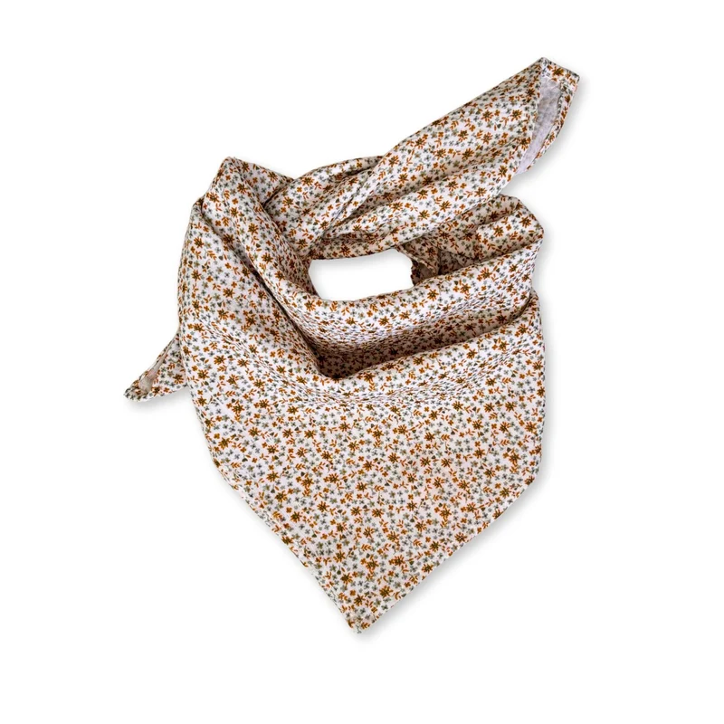 Lange bébé en gaze de coton FLEURS