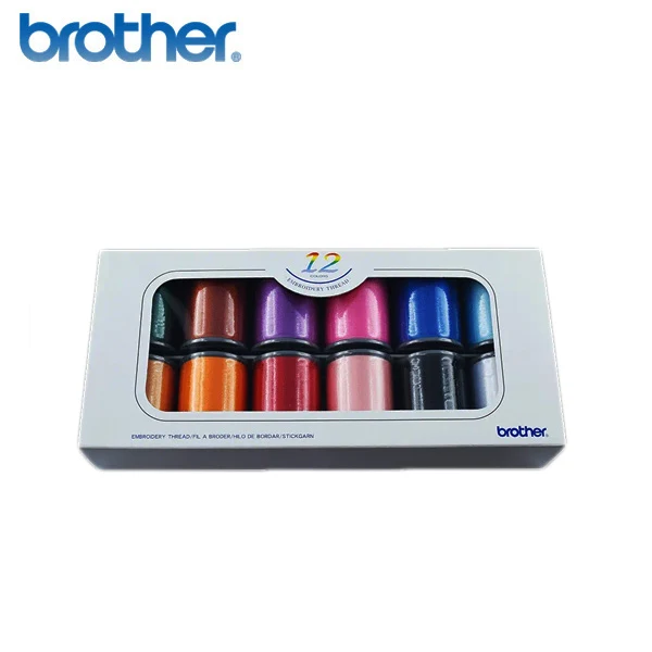 Coffret fil à broder Brother ETS12n 300m x12