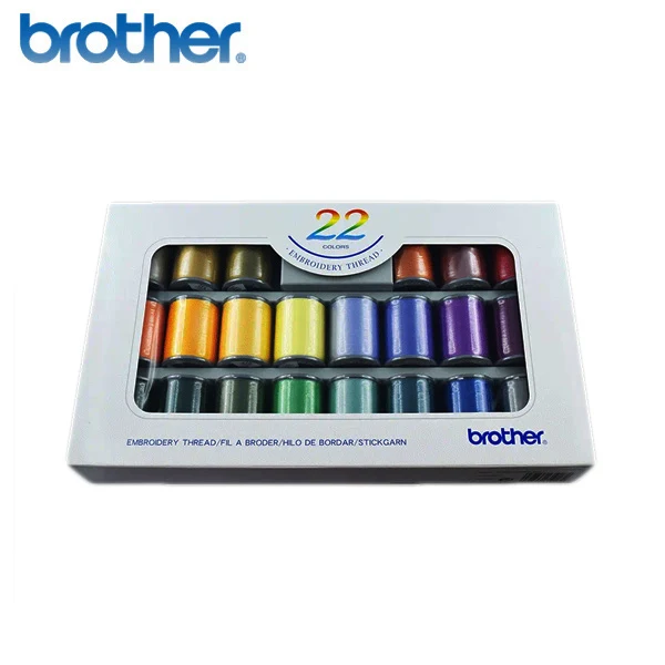 Coffret fil à broder Brother ETS22n 300m x22