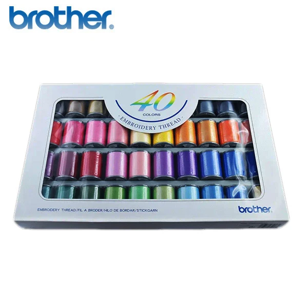 Coffret fil à broder Brother ETS40n 300m x40