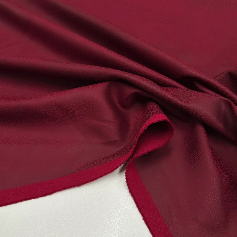 Tissu Simili Cuir Néoprène, Stretch - Zenzero