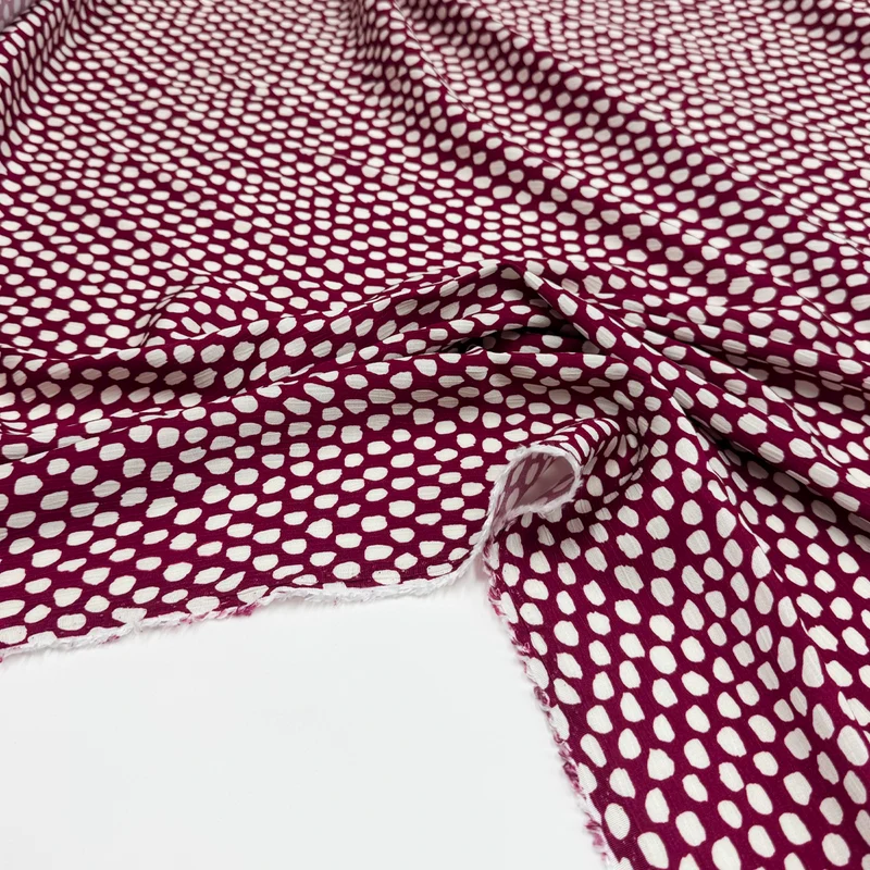 Tissu Viscose Crinkle - Lavera