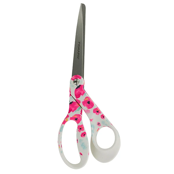 Ciseaux couture Fiskars Inspirations Fleurs 21 cm