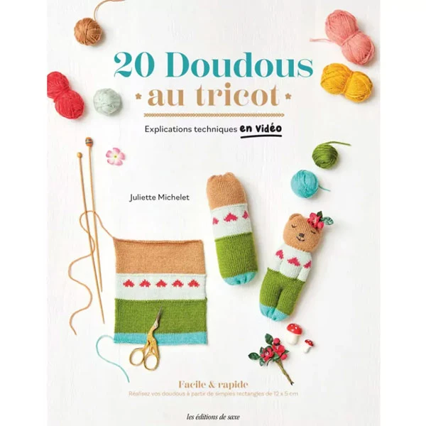 20 doudous au tricot Juliette Michelet