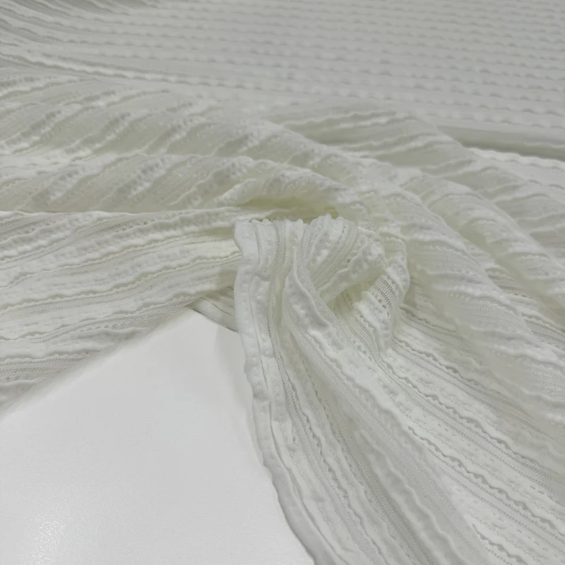 Tissu Maille Dentelle Tulle Extensible - Vernazza