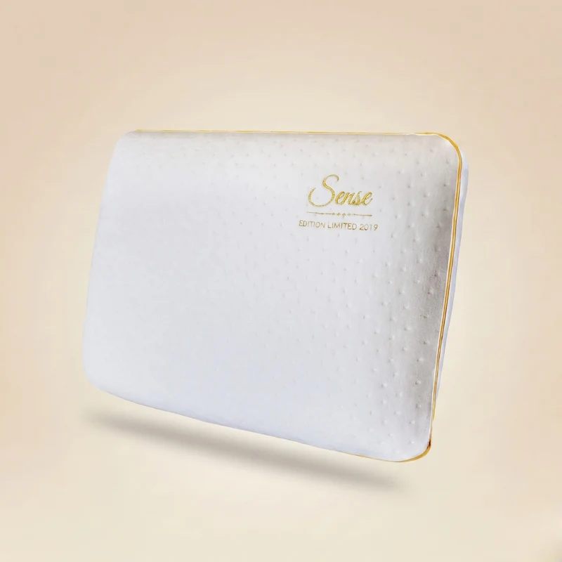 Oreiller mémoire de forme, soutien cervical, déhoussable - Collection Collector