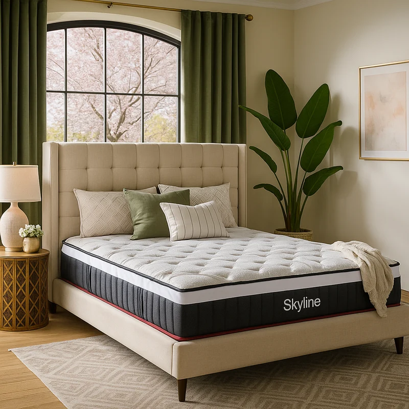 Matelas mémoire de forme, ressorts ensachés - Collection Skyline