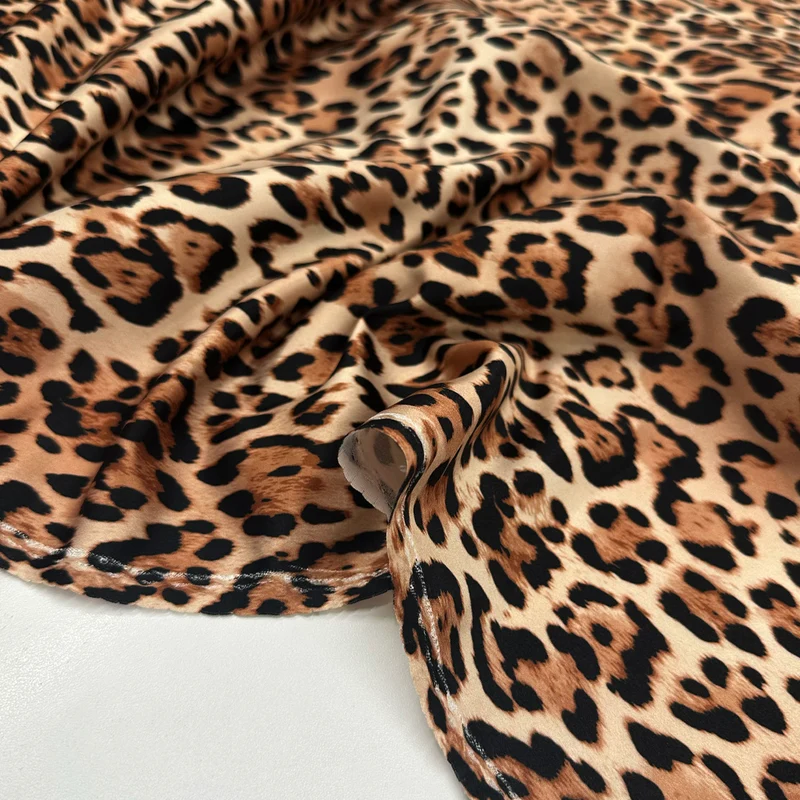 Tissu Satin Duchesse - Giungla
