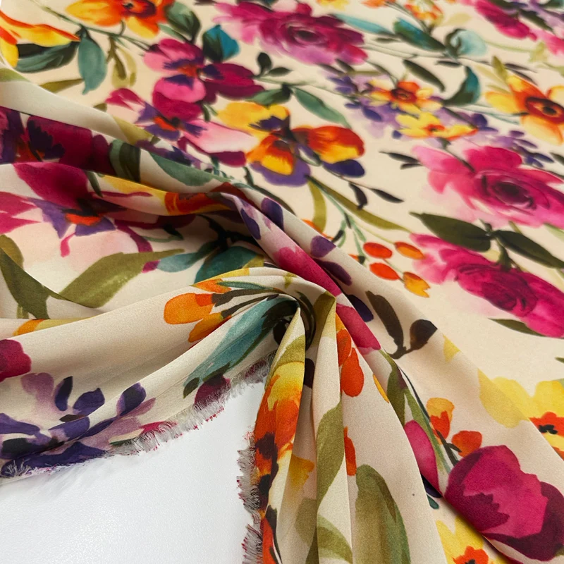 Tissu Satin, Polyester - Lillonia