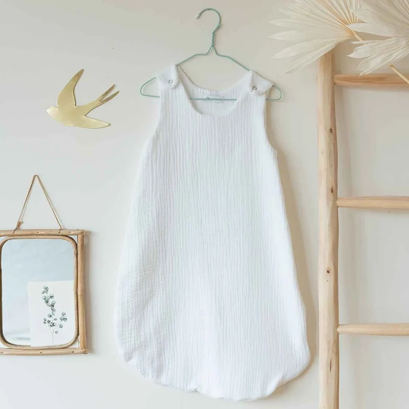 Gigoteuse gaze de coton BLANC TOG 1