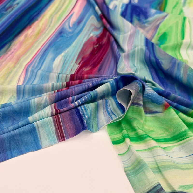 Tissu Maille Jersey, Viscose - Gessi