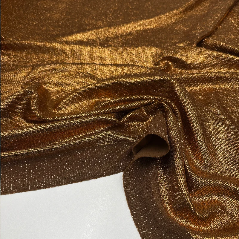 Tissu Maille Jersey - Enduit Métallisé, Marenca