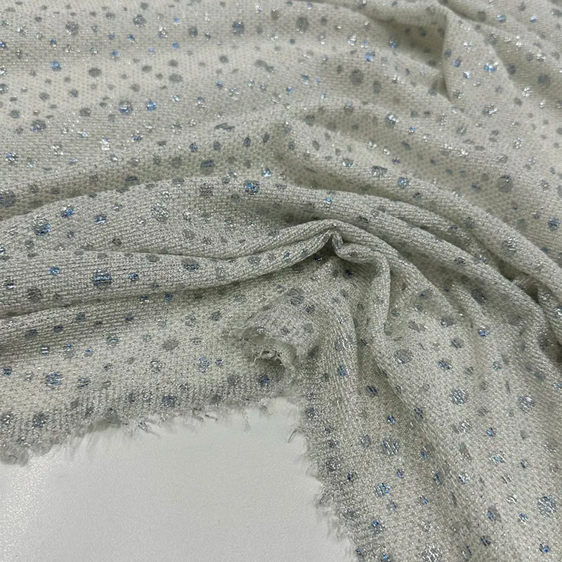 Tissu Maille Stretch, Viscose - Enduit Métallisé, Discola