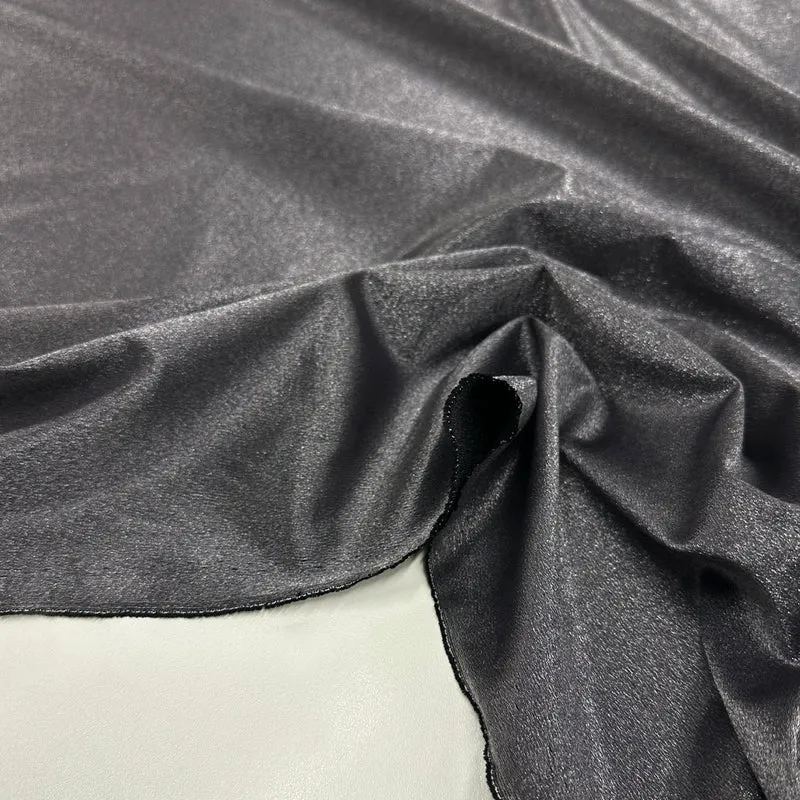Tissu Satin Duchesse Stretch, Soie - Tissé Métallisé, Iridia