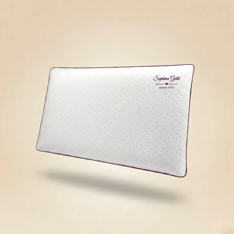 Oreiller mémoire de forme, ergonomique, déhoussable - Collection Bonne Fête