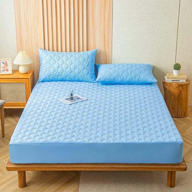 Bleu Ciel - Drap housse Imperméable