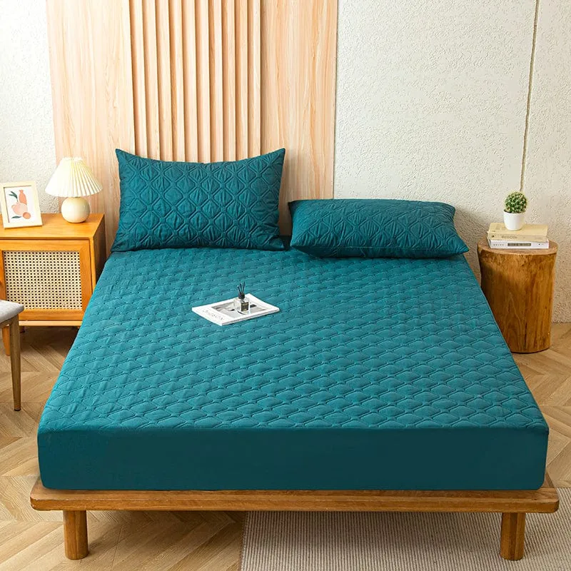 Bleu Canard - Drap housse Imperméable