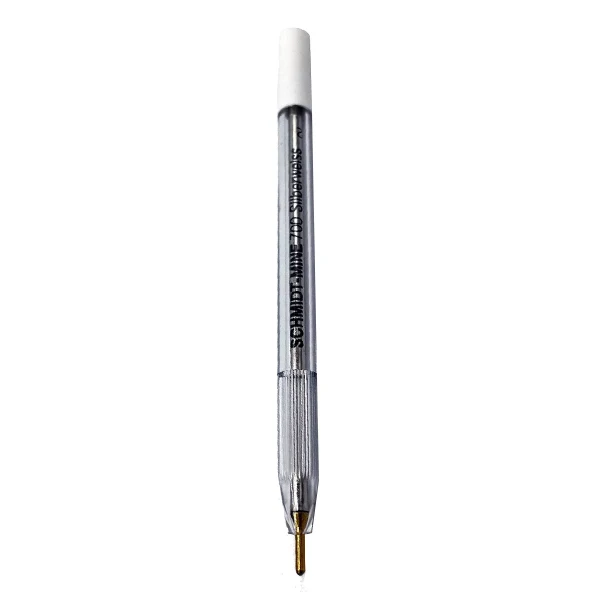 Stylo argent pour Cuir