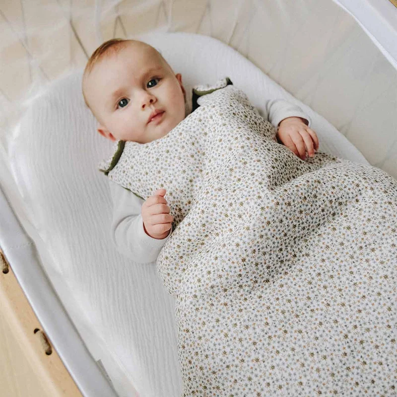 Gigoteuse gaze de coton FLEURIE TOG 2