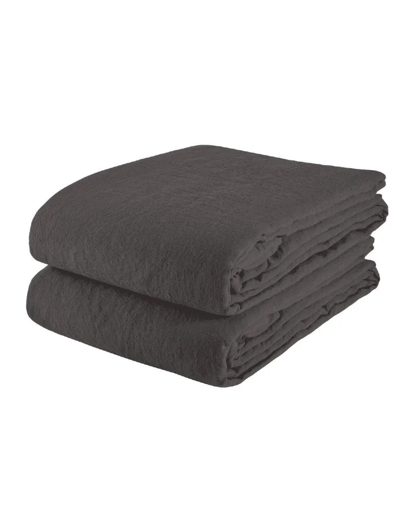 Housse de couette Linge Particulier, Gris Orage