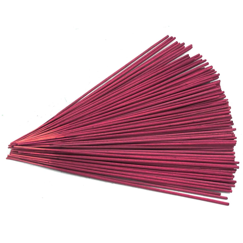 Lot de bâtons d'encens extra long - Jasmin - 100% Naturel Roulé à la main - Artisanat d'Inde