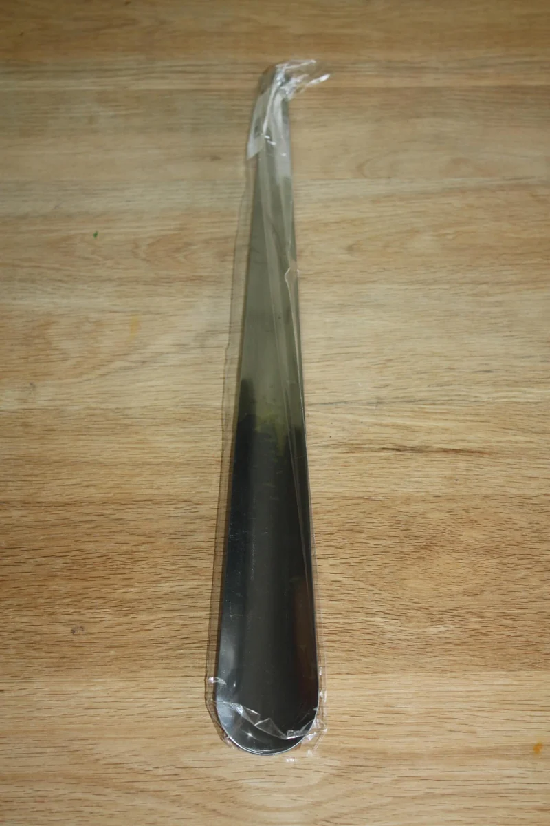 Chausse Pied LONG 45cm en Métal Chromé Acier Inoxydable - SOLIDE & PRATIQUE -