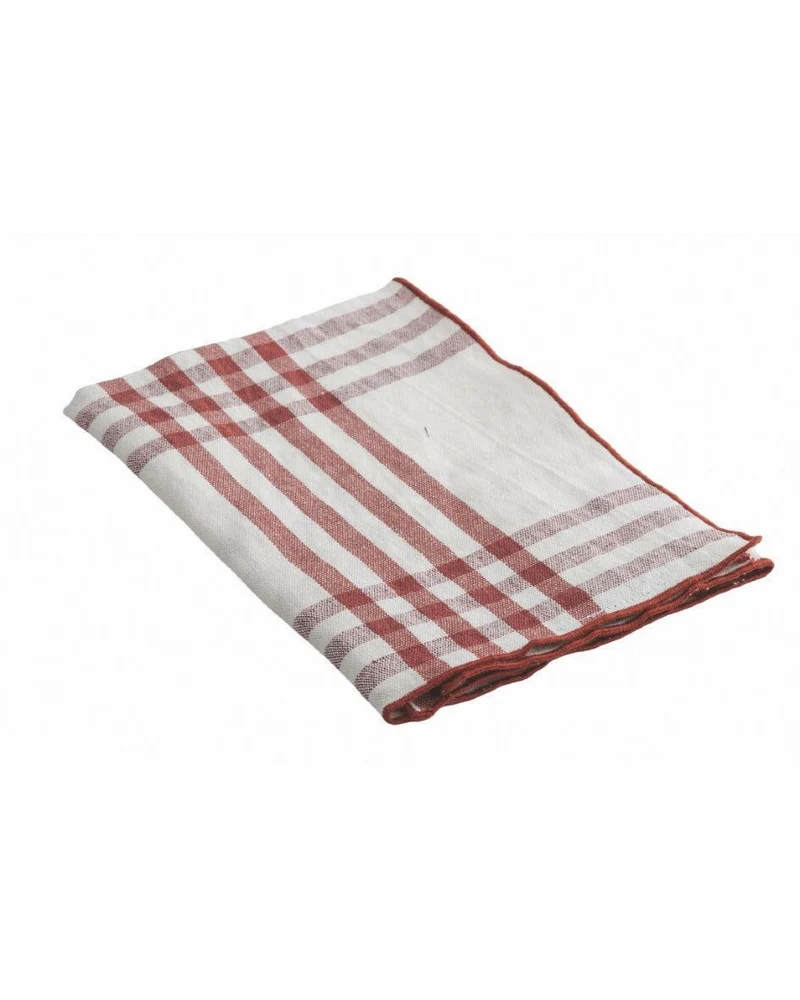 Serviette Toile Mimi Country Argile / Bourdon Argile