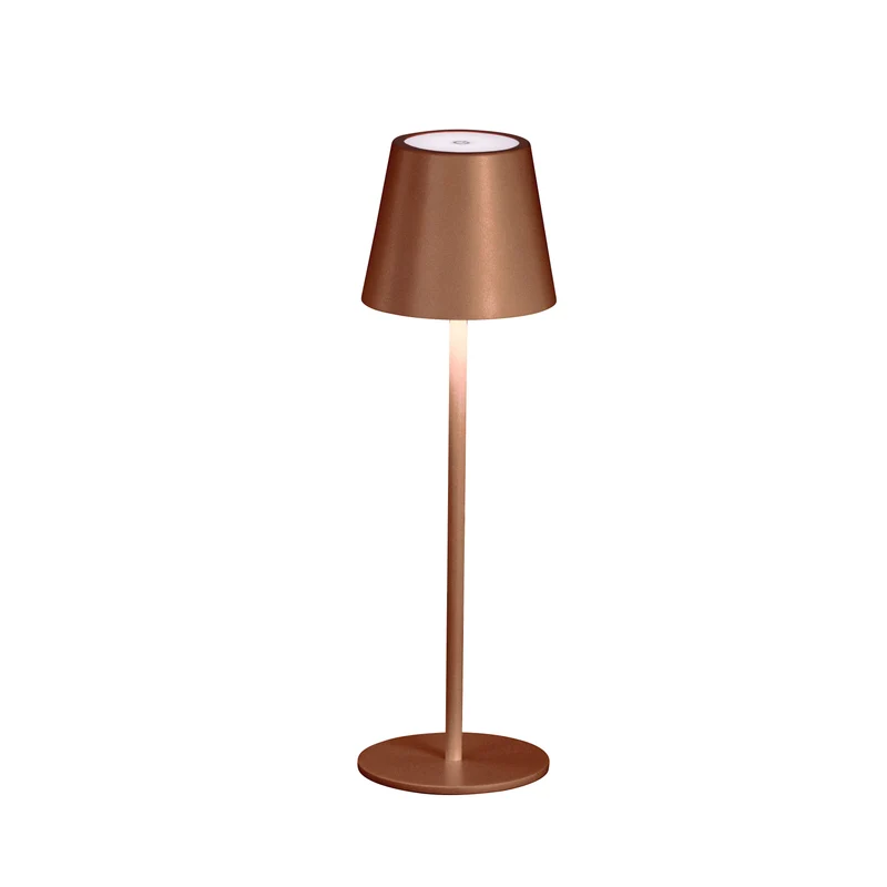 ROXY LAMPE DE TABLE LED - Extérieur marron rouille H 27,5 cm