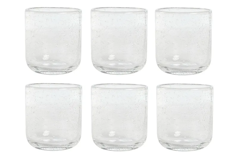 VERRE - Finition bullé transparent - 320ml
