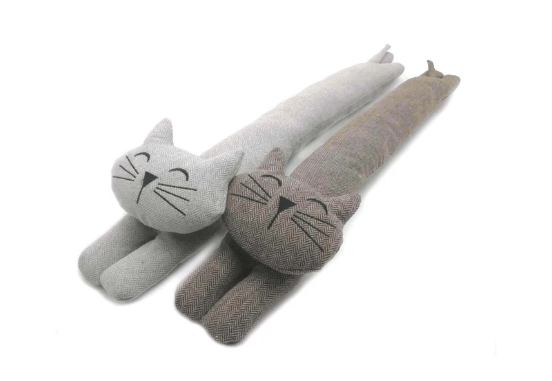 Boudin de porte isolant CHAT minou - Bas de porte anti froid qualité