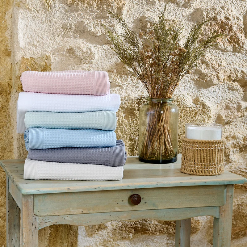 Linge de bain Épure - Coton Nid d’abeille 300 g/m²