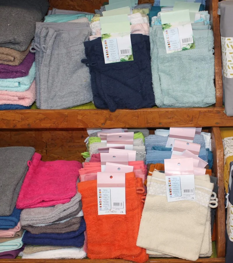 Lot de gants de toilettes 100% COTON - Qualité à petit prix -