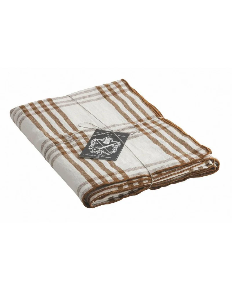 Nappe Toile Mimi Country Épice / Bourdon Épice