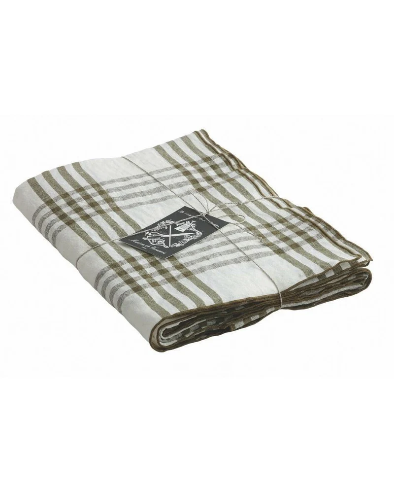 Nappe Toile Mimi Country Kaki / Bourdon Kaki