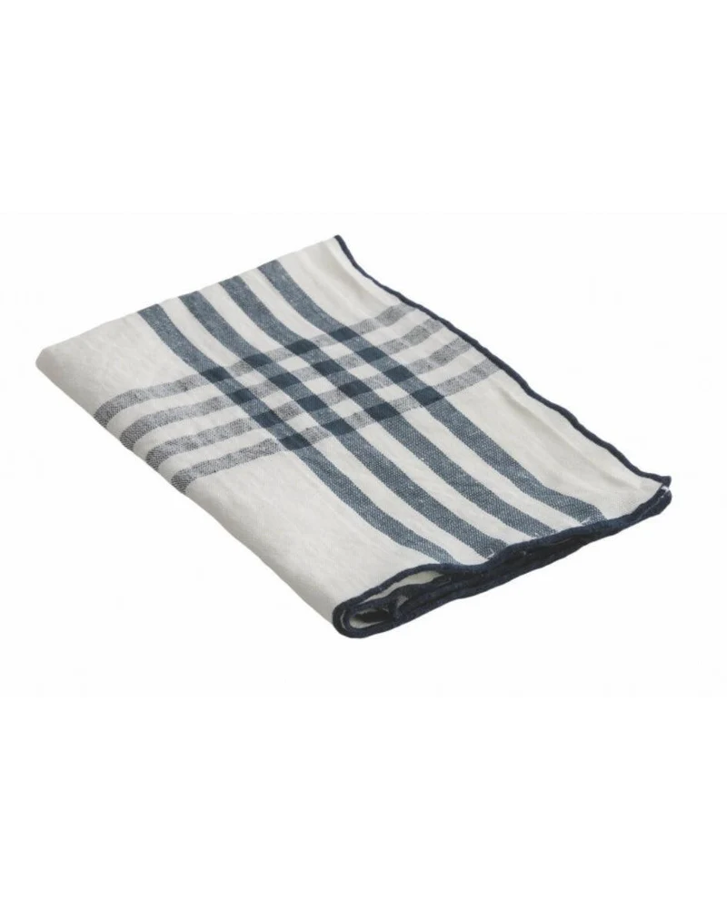 Serviette Toile Mimi Country Pétrole / Bourdon Pétrole