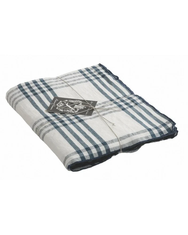 Nappe Toile Mimi Country Pétrole / Bourdon Pétrole