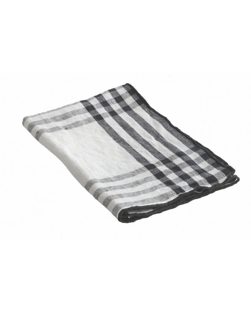 Serviette Toile Mimi Country Noir / Bourdon Noir
