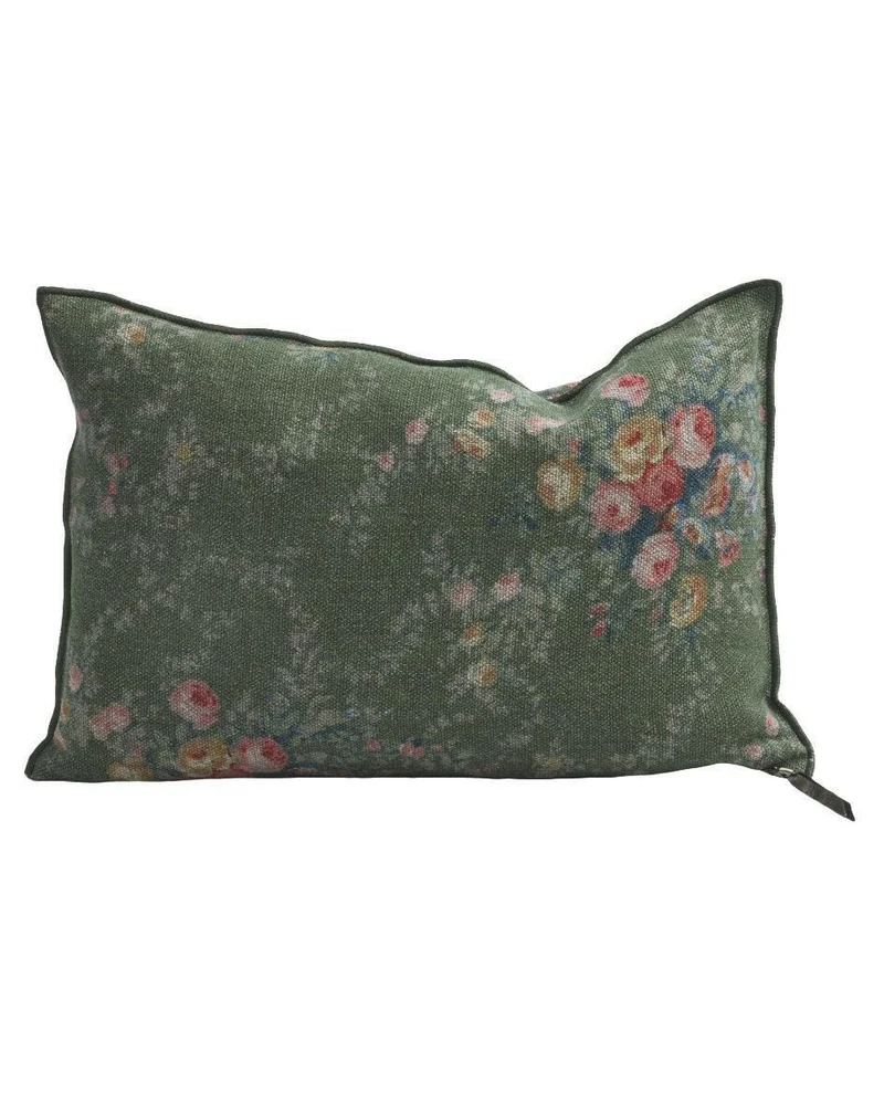 Coussin Vice Versa Lin Wabi Sabi Imprimé, Pompadour Laurier
