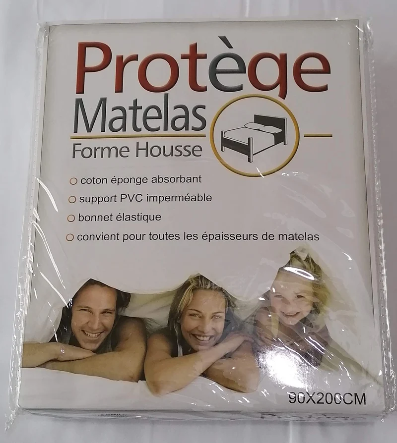 Protège matelas doux Alèse imperméable plastifié - 3 TAILLES - 1 et 2 personnes -