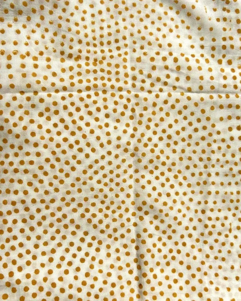 Taie d'oreiller Lina 2-pack, Blanc à Petits Pois Jaune