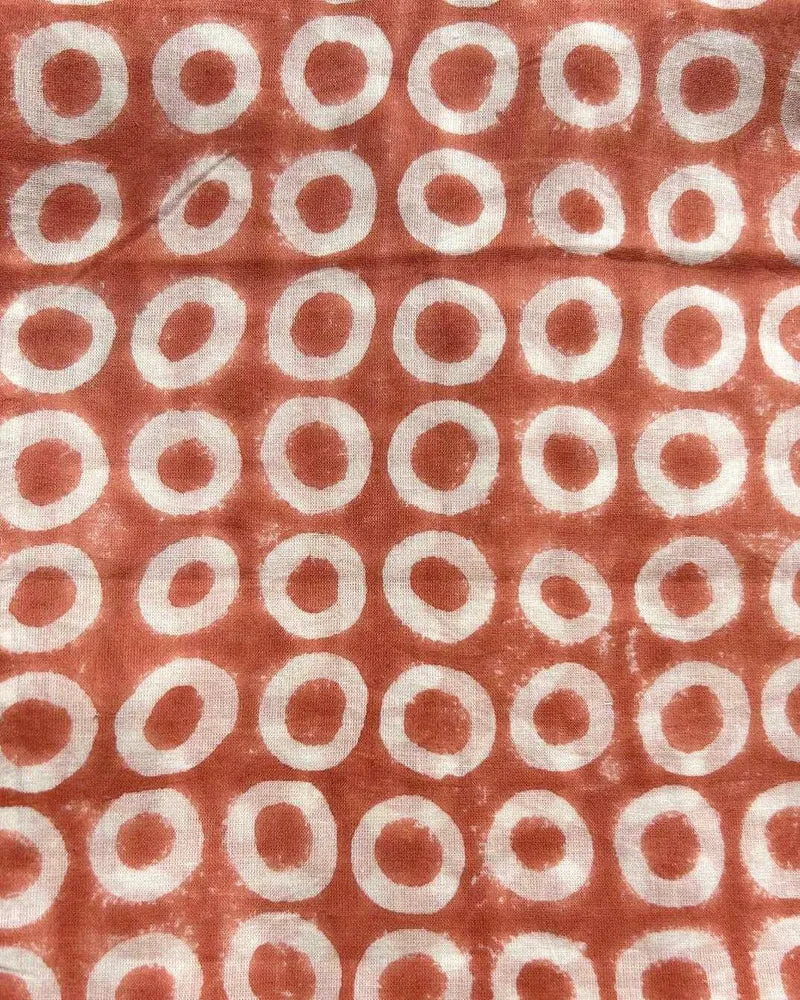 Taie d'oreiller Lina 2-pack, Orange à Cercles Blancs
