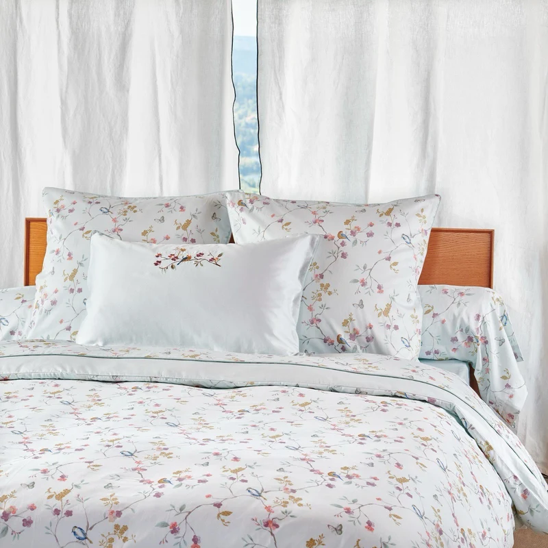 Parure de lit Jardin Suspendu - Satin de coton 120 fils/cm²
