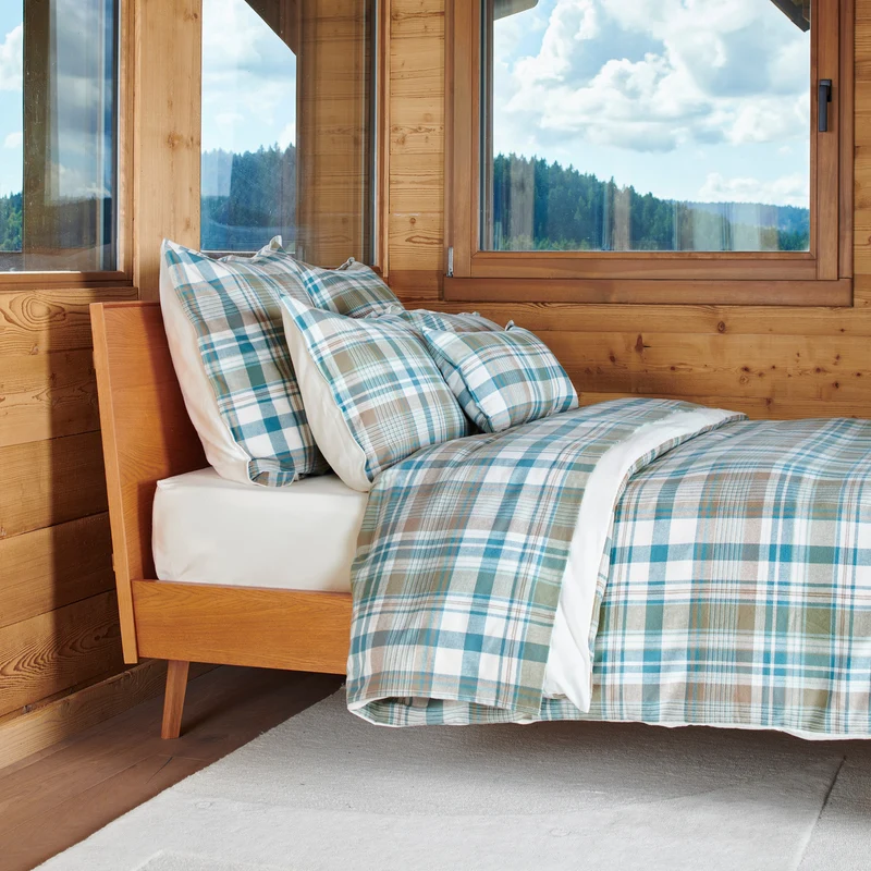Parure de lit Highlands - Flanelle Tissé-Teint
